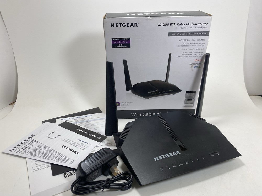 NETGEAR AC1200 DOCSIS 3.0 High Speed WiFi Cable Modem