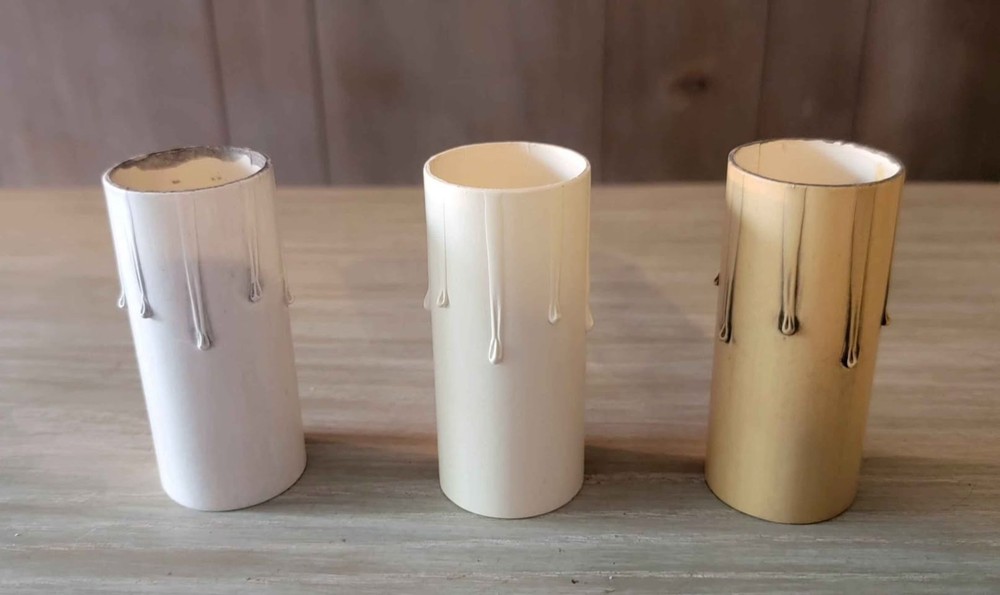 Fiber Board Candle Covers with Drips
