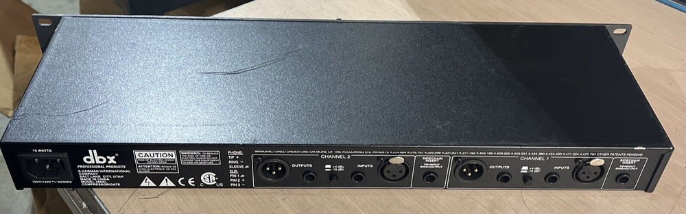 DBX 266XL STEREO COMPRESSOR GATE