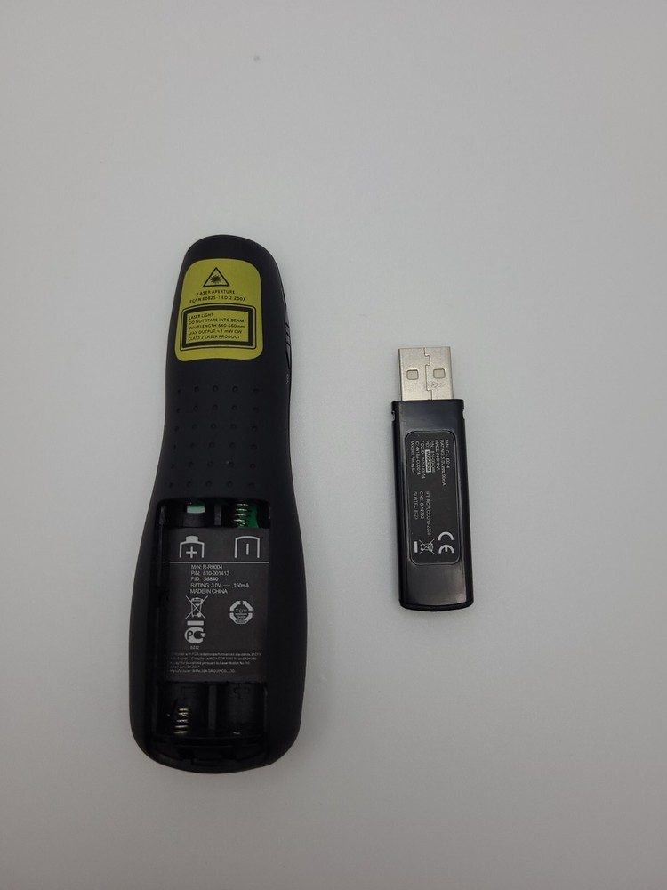 Logitech Wireless Laser Presentation Remote w USB Receiver | R400