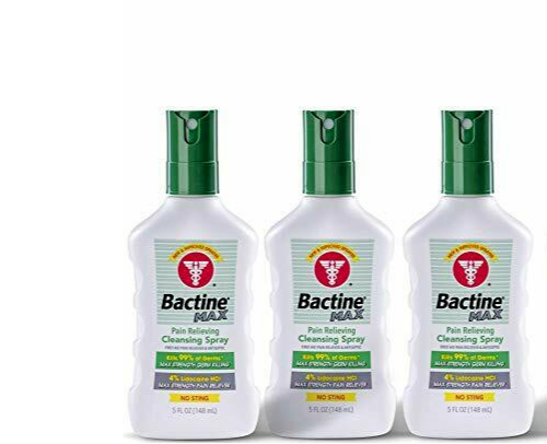 Bactine Max Pain Relieving Cleansing Spray (3 Pack)