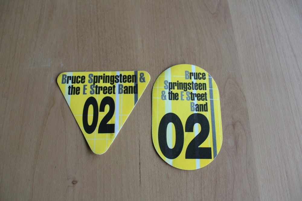 Bruce Springsteen - 2x Unused Backstage Pass - FREE POSTAGE -