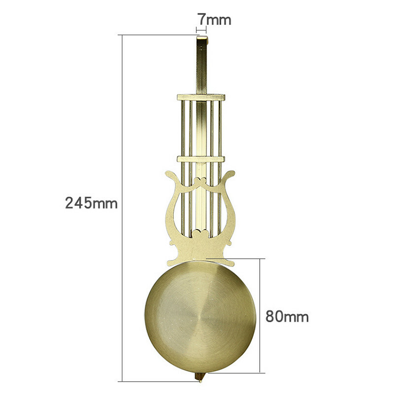 DIY Traditional Gold Clock Pendulum Movement Replacement Part Repair Tools Kit