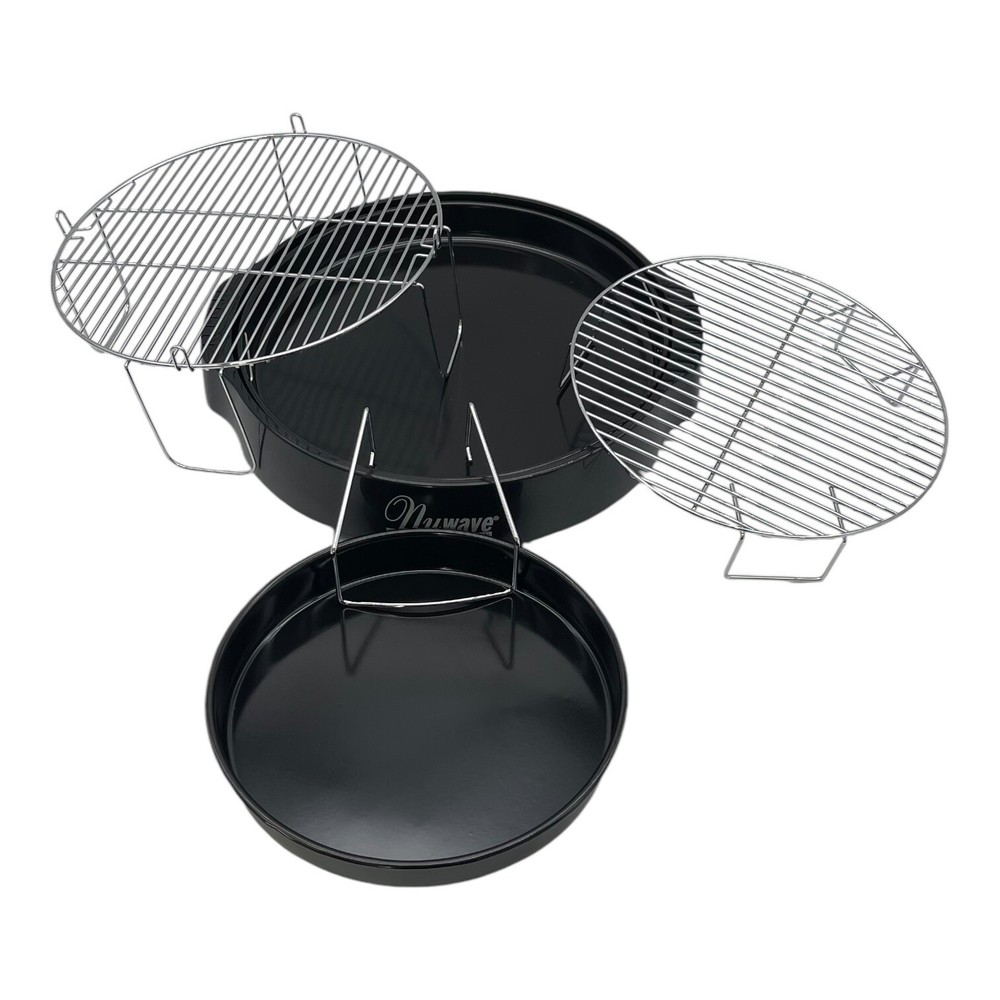 NuWave Replacement Pro Infared Oven Racks Drip Pans & Base Model 20356