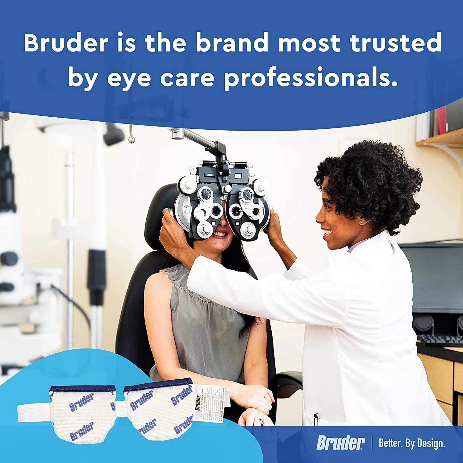 Bruder Moist Heat Eye Compress | Microwave Activated | Effective and Authentic