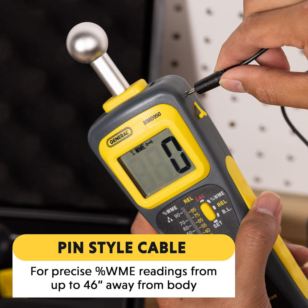 Moisture Meter MMD950 - Humidity Sensor - Pin Type / Pinless Device - Spherical
