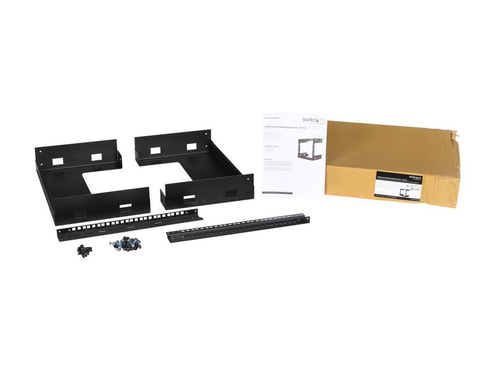 StarTech.com RK812WALLO 8U 8U Open Frame Wall Mount Equipment Rack