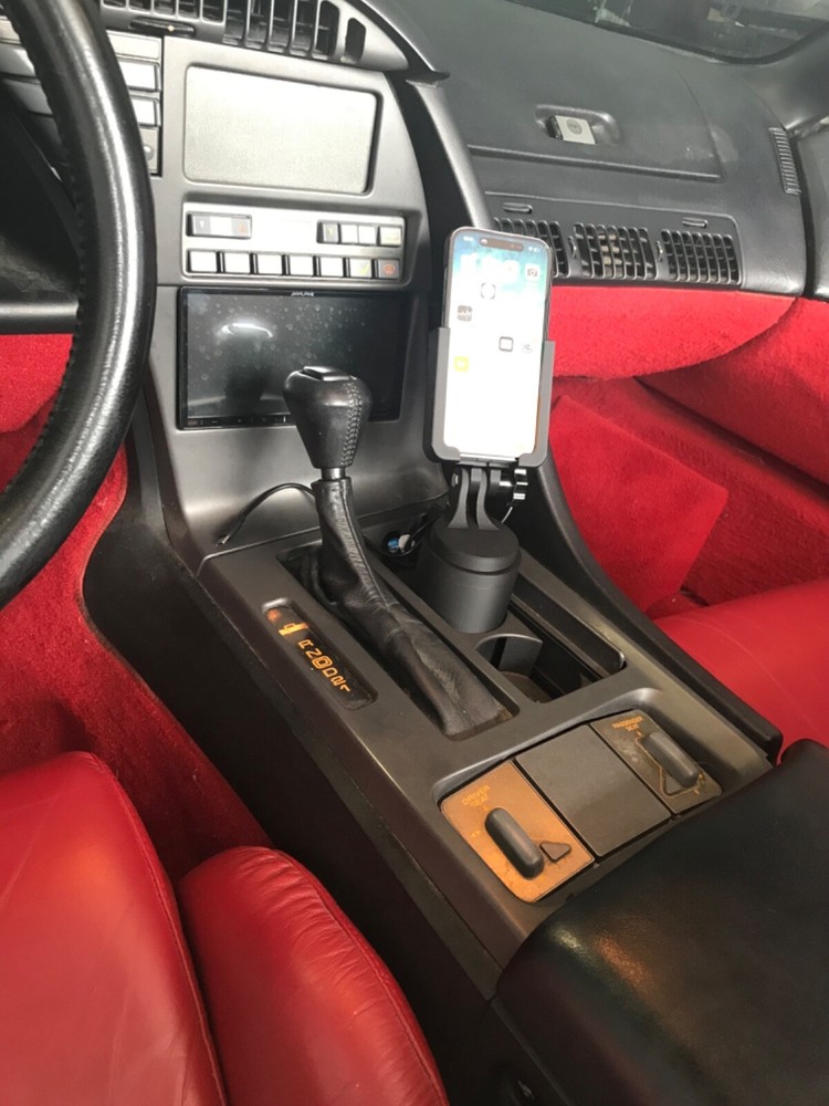 corvette C4 Custom cell phone holder