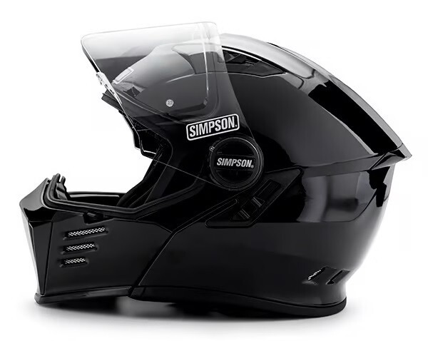 SIMPSON MOTORCYCLE MOD BANDIT HELMET, EXTRA-LARGE, TOOLLESS, DOT & ECE CERTIFIED