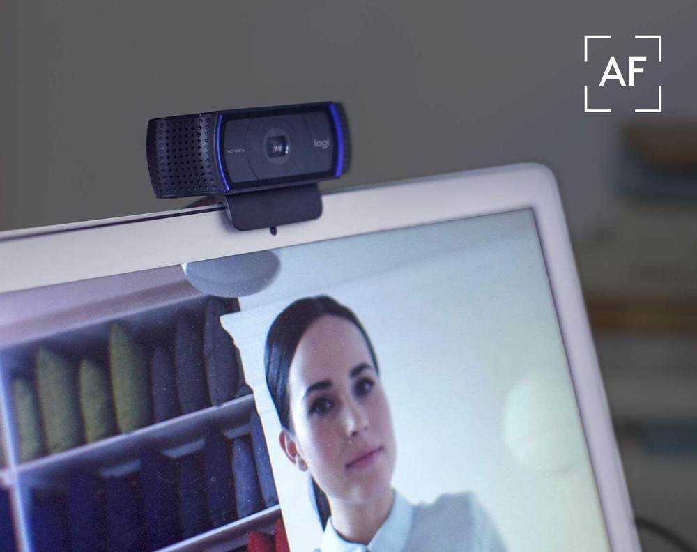 Logitech C920 USB Clip On Webcam