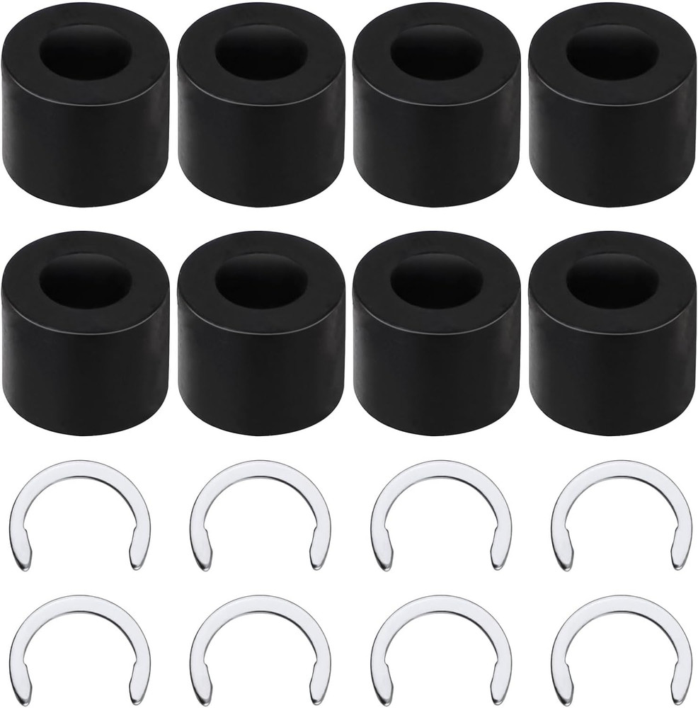 8Pcs Rubber Roller Resolution for Cricut Maker and 8Pcs Rubber Roller Replacemen