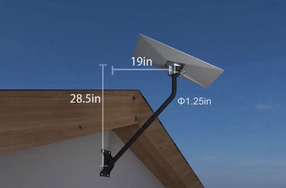 Adjustable Outdoor Antenna Mounting Pole