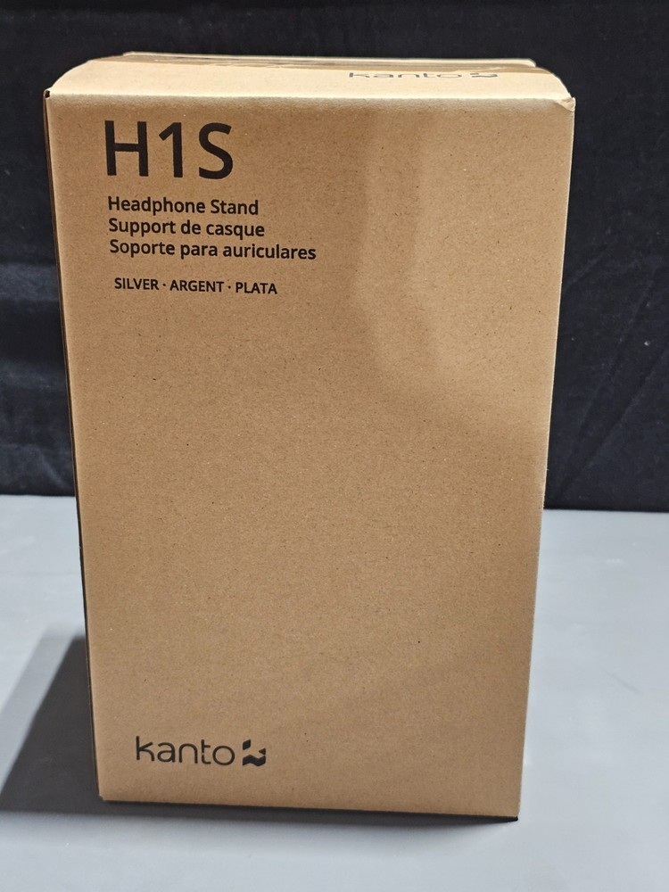 KANTO H1S HEADPHONES STAND - SILVER
