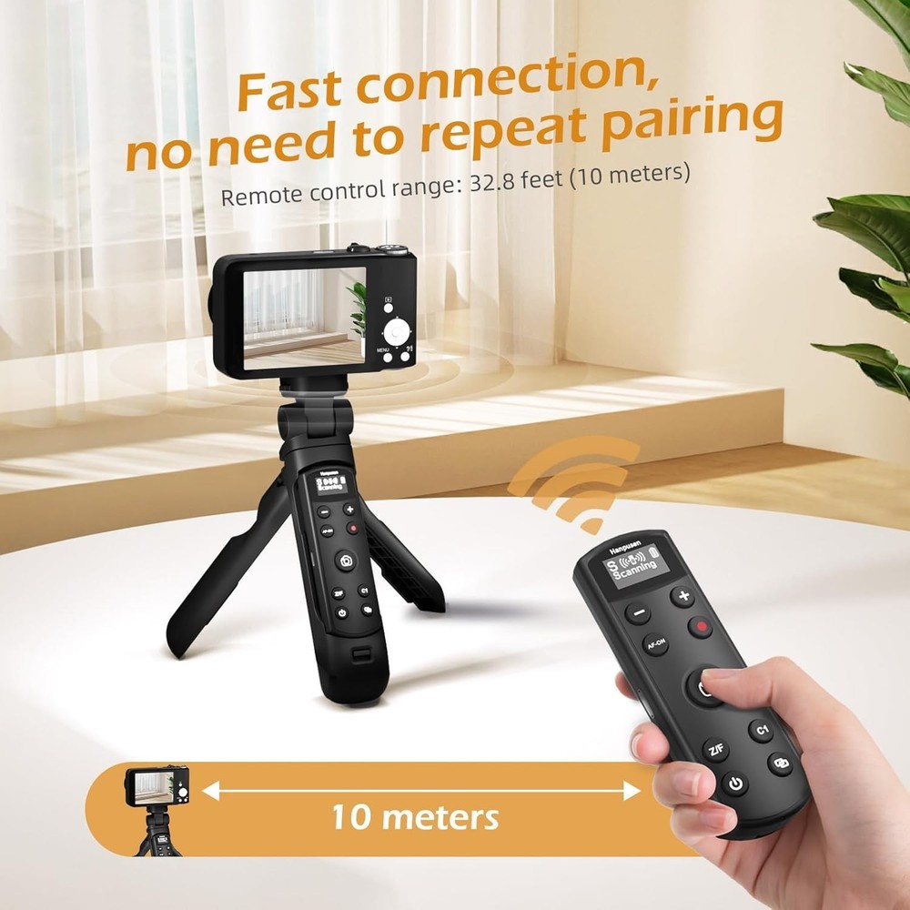 for SONY Camera Tripod Grip with Rechargeable Remote Control Wireless Mount