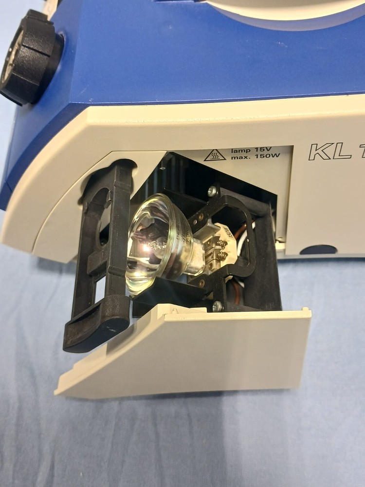 Zeiss Schott KL 1500 LCD Digital Compact Microscope Fiber Optic Light Source