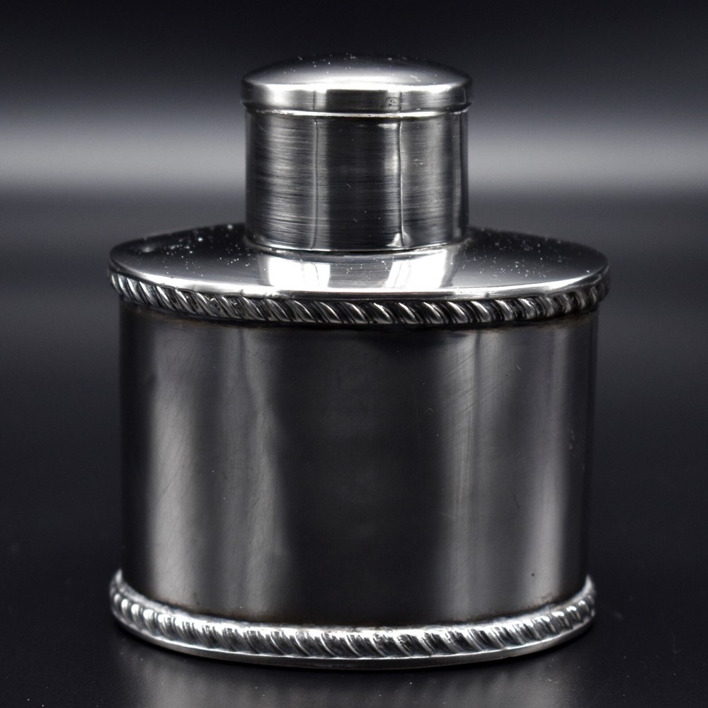 Edwardian Solid Silver Tea Caddy 1909 William Henry Sparrow