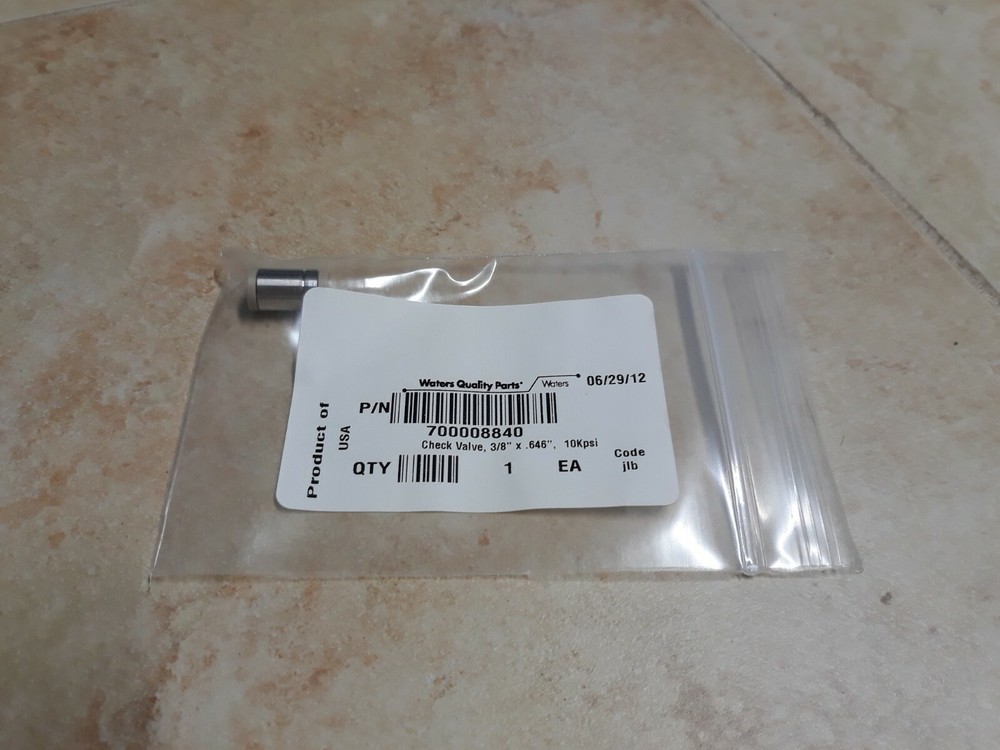 Check Valve, 3/8" x 0.646", 10psi