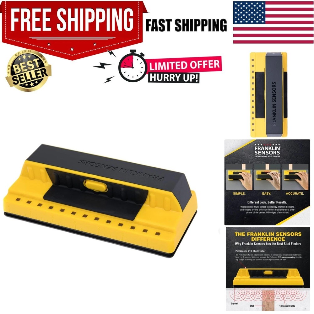 Franklin ProSensor Precision Stud Finder Yellow, Full Size
