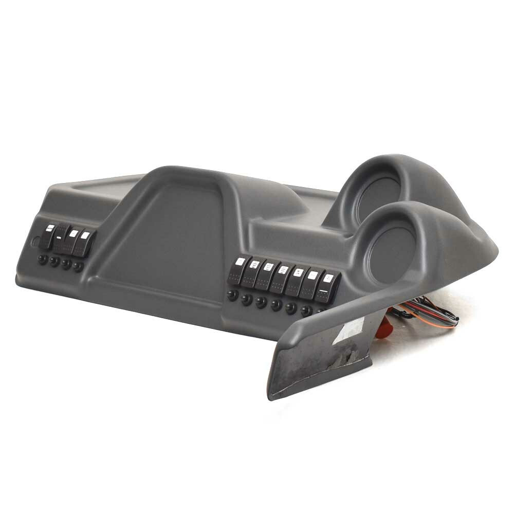 Bass Cat Boat Blank Dash Switch Panel 57020 | 2197 Dark Gray