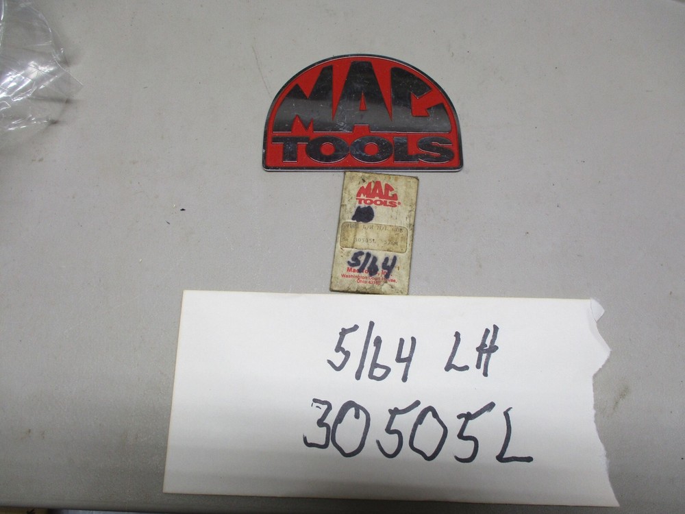 2 MAC TOOLS 30505L LH COLBALT DRILL BIT 5/64 "