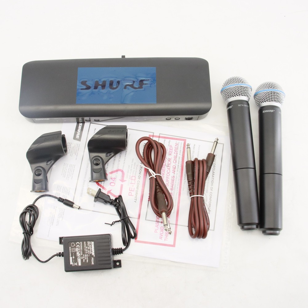 BLX288 / Beta 58A Wireless Vocal System w/2 BETA58 Microphones Express