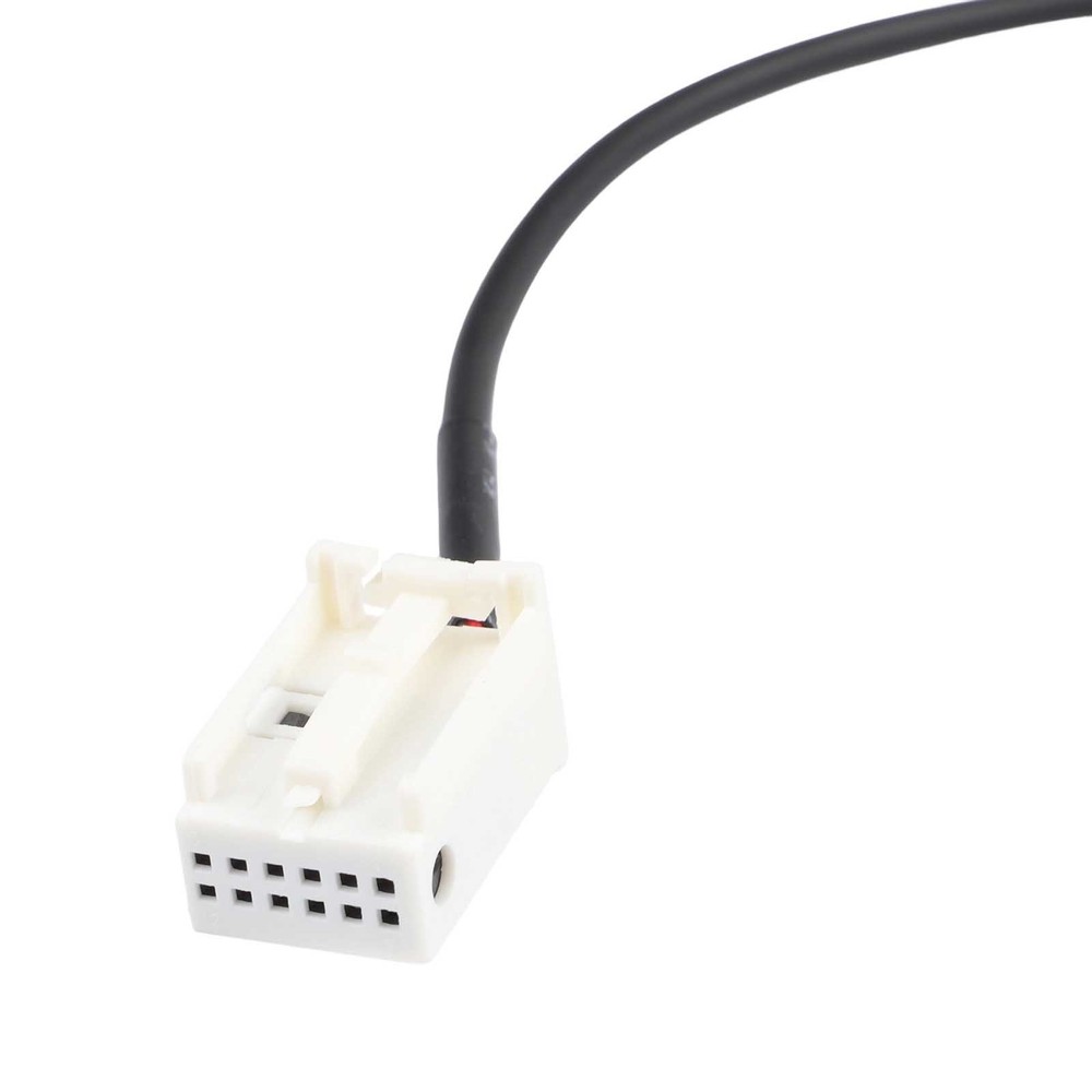 1pc Car Auto Black Auxilliary Cable Audio Adapter Connector For E60 E63 E66