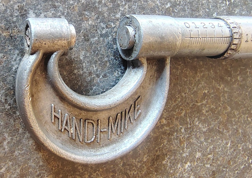 🗽 VINTAGE HANDI MICROMETER 0-.500 O.D.