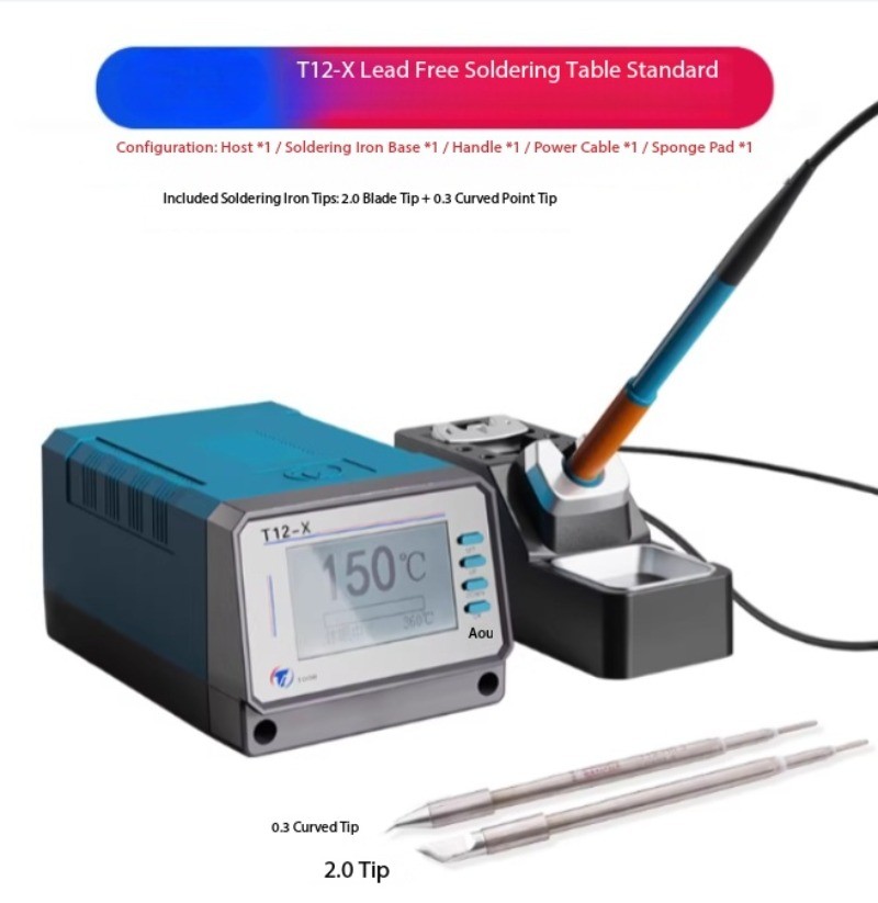 Lead-Free Smart Soldering Station T12 with Automatic Temperature Control