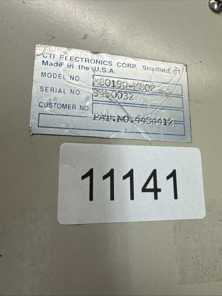 CTI Electronics Vintage Industrial Computer Mouse Pointer M80190 Cursor Control