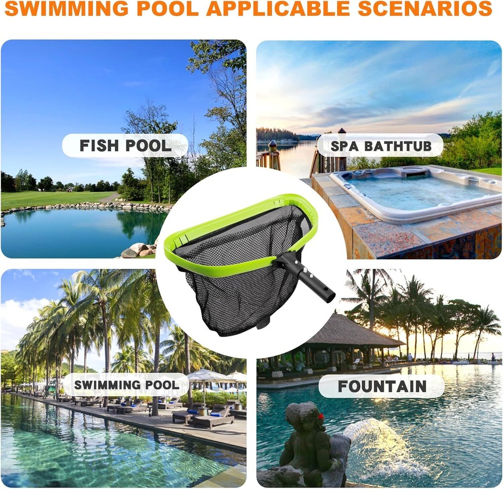 Pool Net,Professional Swimming Pool Leaf Skimmer Nets for Cleaning