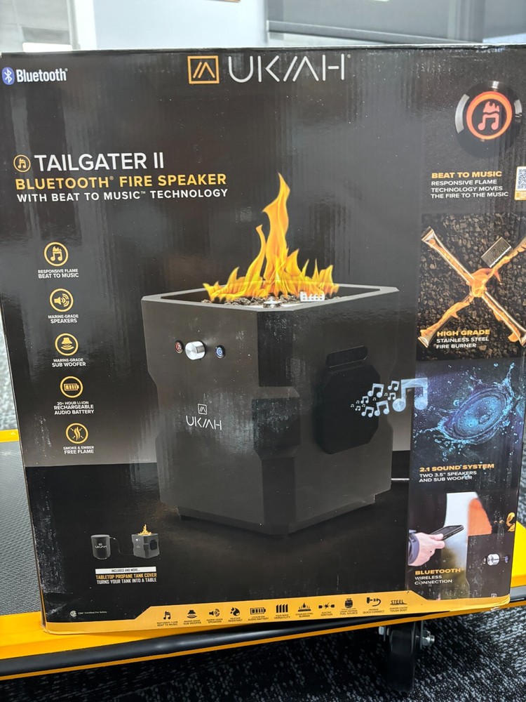 Ukiah Tailgater II Portable Fire Pit