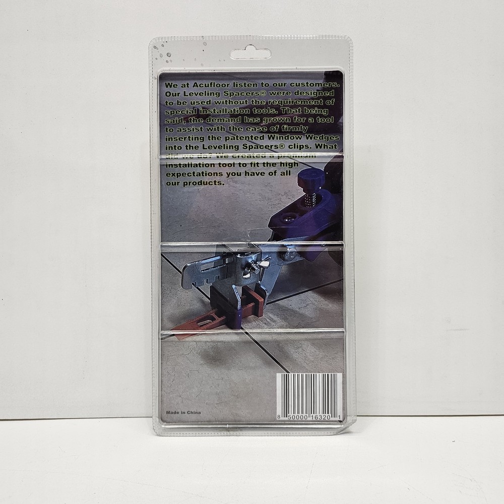 Acufloor Leveling Spacers Installation Pliers, Tile leveling System Plier. New