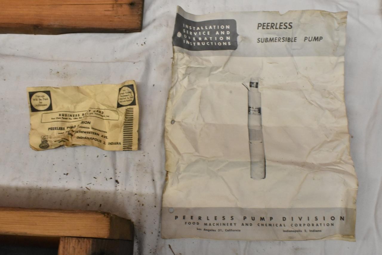 NOS Peerless Submersible 4" Well Pump 4SM150C 4SM-150-C 1-1/2 HP 3 PH