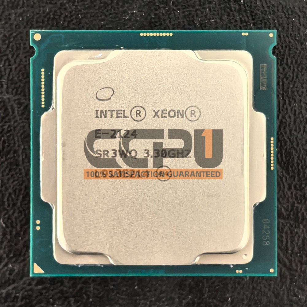 Intel Xeon E-2124 LGA-1151 SR3WQ 3.30GHz Quad Core 71W CPU Processor