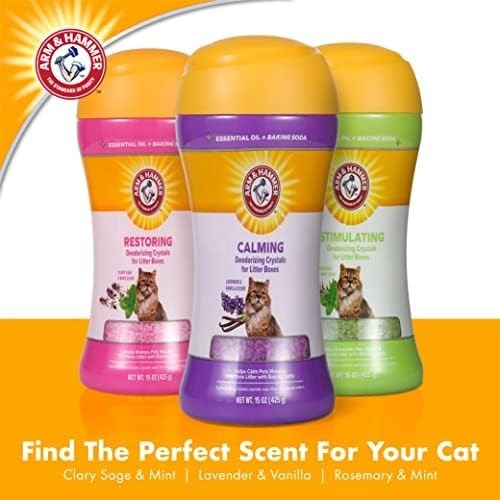 Arm & Hammer Restoring Cat Litter Box Deodorizing Crystals, Litter Deodorizer Ad