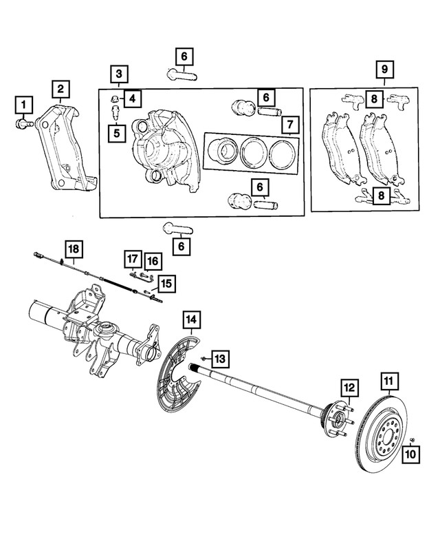 Genuine Mopar Splash Shield Left Rear 68330565AC