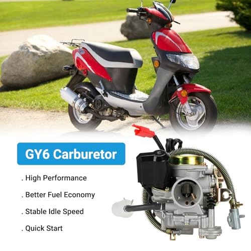 GY6 50cc Carburetor PD18J Carb Kit Compatible with Tao tao 49cc 50 ATM50 Pony