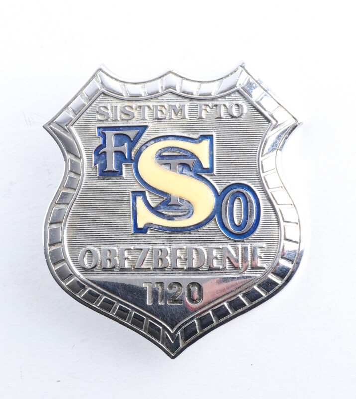 Sistem System FTO Security Metal Badge