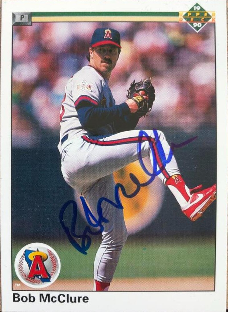 Bob McClure Autographed 1990 Upper Deck #81