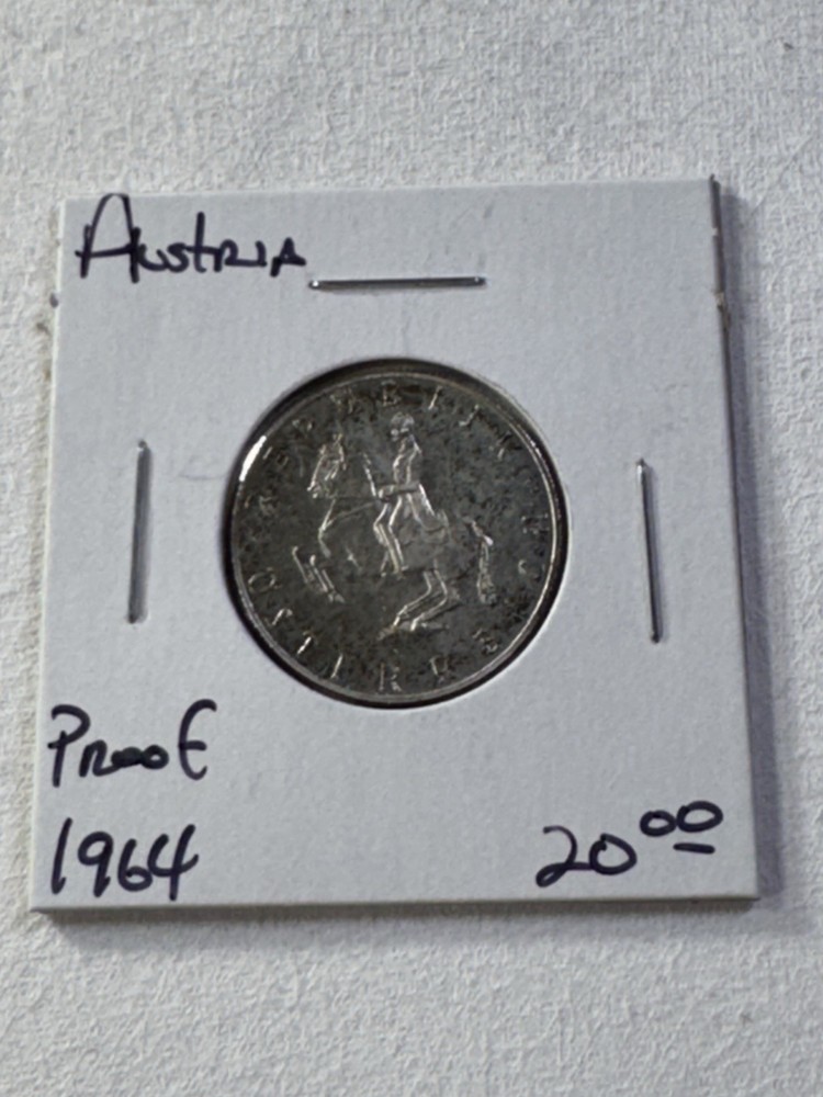 1964 Austria 5 Schilling Silver Proof