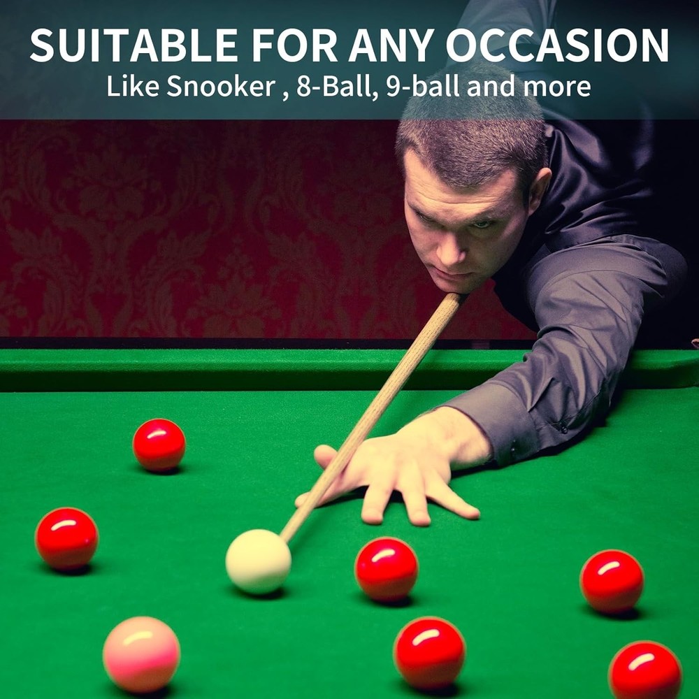 Pool Cue Chalk 2 Pack, Nano Technology Pool Stick Chalk, Billiard Table Acces...