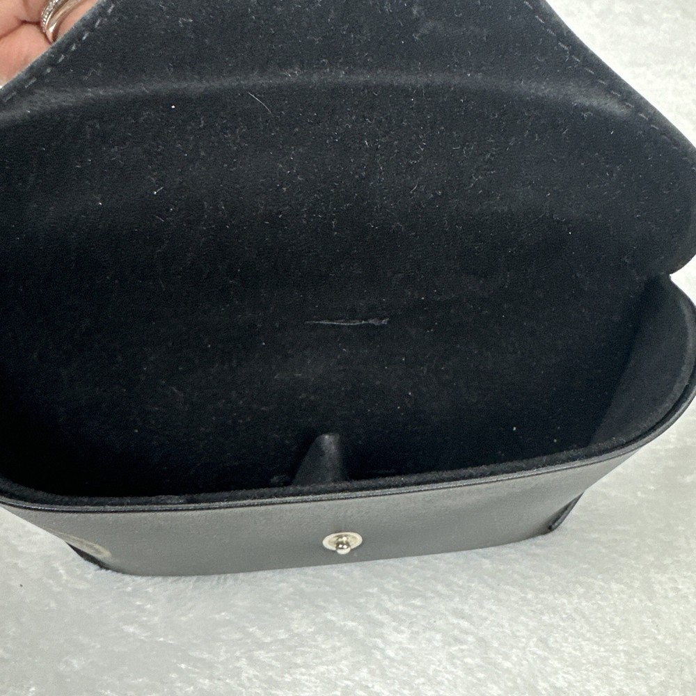 Ray Ban Leather Style Pouch Universal Soft Sunglasses Case Black