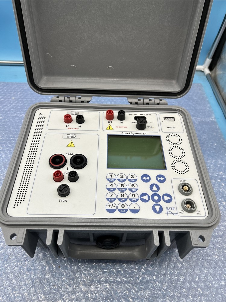 MTE -CheckSystem 2.1 S Single-Phase Test System with Reference Standard