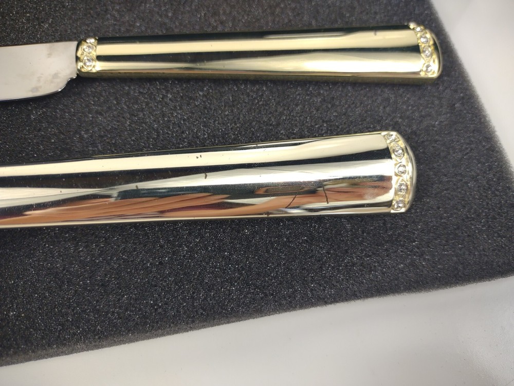 Things Remembered Cake Serving Set silver plated flute and server w box wedding