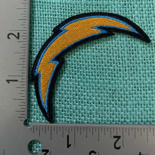 LOS ANGELES CHARGERS IRON ON PATCH