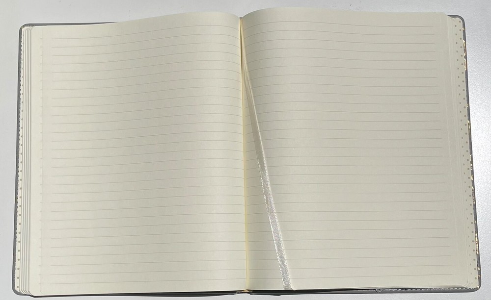 Eccolo Oversized Soft Leatherette Embossed Notebook Journal 10" x 8"