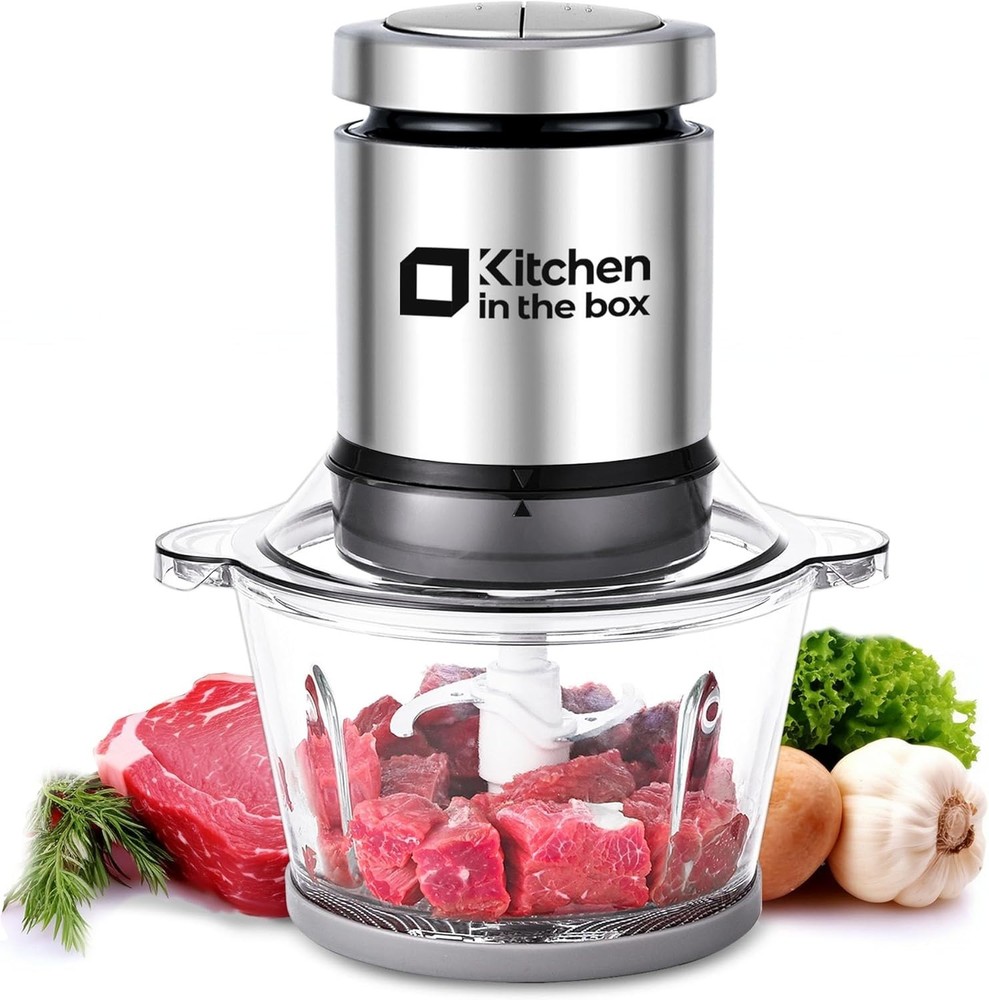 Mini Food Processor, Electric Meat Grinder & Food Chopper with 400W Powerful ...