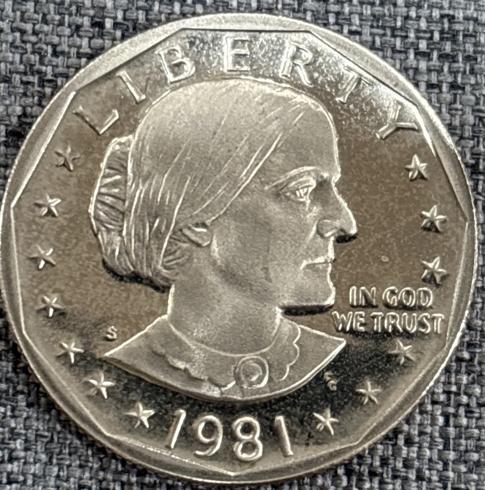 1981 S Type II SBA Dollar GEM PROOF with Free 1981 S Type I