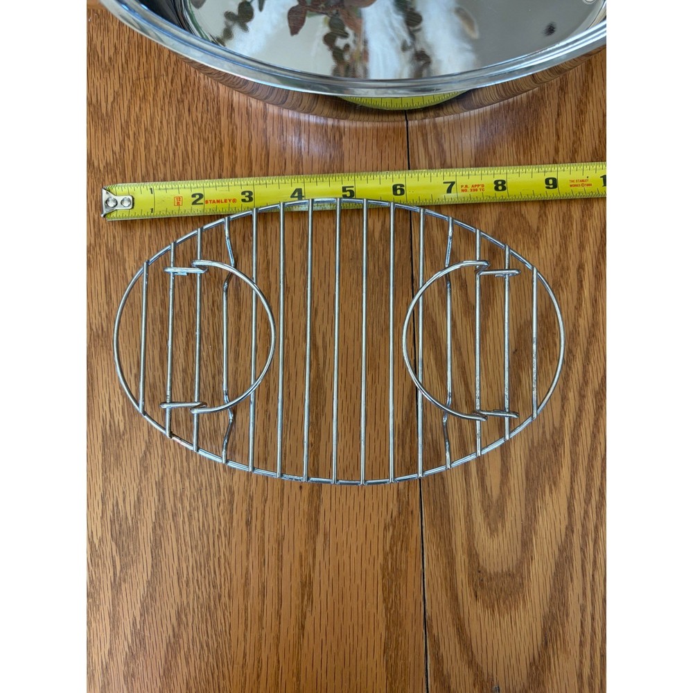 Command Performance Gold 18/10 Stainless Covered Serving Dish – 10" – Vintage