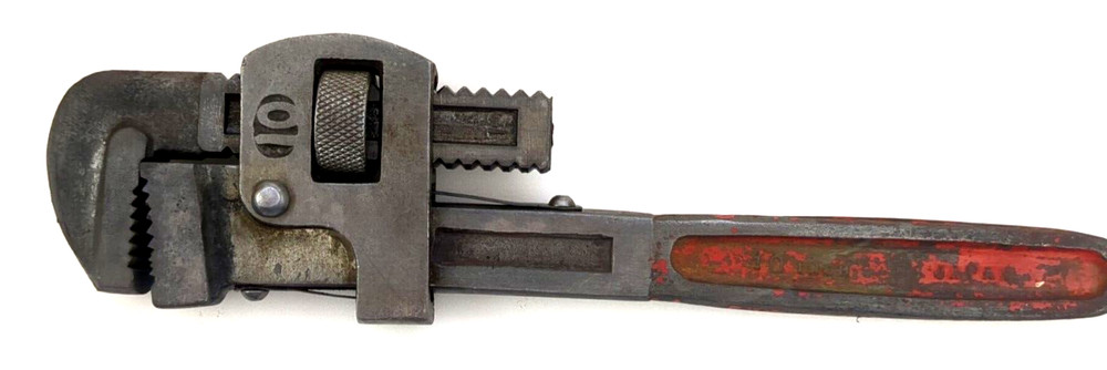 Vintage Japan Pipe Monkey Wrench Hand Tool 10" Adjustable